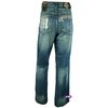 Makaveli Branded Tupac Sketch Print Denim Jeans