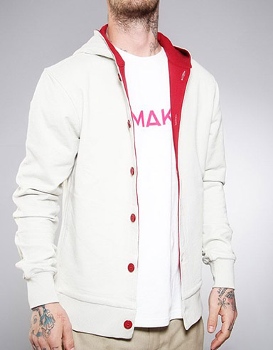 Makia Button Up Hoody