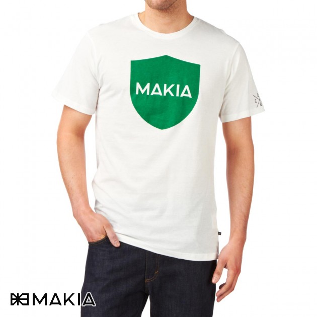 Makia Mens MAKIA Monterosso T-Shirt - White