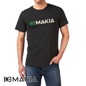 Makia T-Shirts - MAKIA Flag Makia T-Shirt - Black