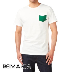 Makia T-Shirts - MAKIA Pocket T-Shirt - White