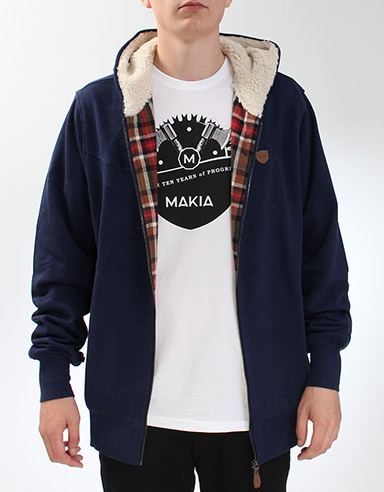 Makia Zip Up Zip hoody