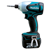 Makita Btd130Fsfew 14.4v Cordless Impact Driver White   2 Lithium Ion Batteries 3Ah