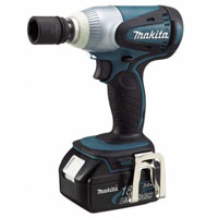 Makita Btw251Rfe 18v Cordless Impact Wrench   2 Lithium Ion Batteries 3Ah
