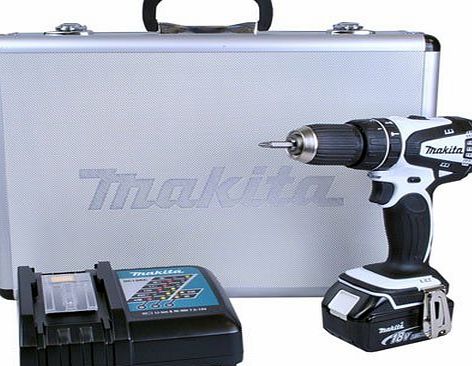 Makita DHP456RMWX 18V Li-Ion Cordless LXT Combi Drill with 1 x 4Ah Battery