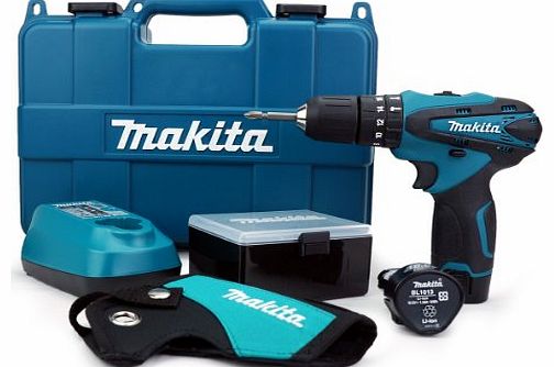 Makita HP330DWE LXT Cordless Combi Drill with 2 x Li-ion Battery
