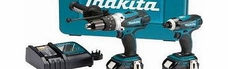 Makita  DLX2005 18V Cordless li-ion 2 Piece Cordless Kit (2x 3Ah Batteries)