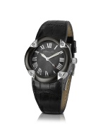 Makuti Taj-me - Womens Round Black Dial Dress Watch