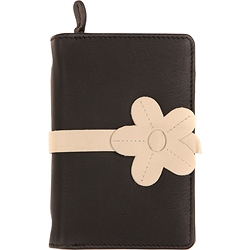 Mala Leather Jasmine Medium Flap Over Leather Purse