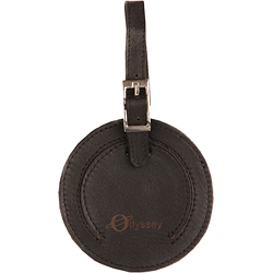 Mala Leather Odyssey Leather Round Luggage Tag