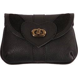 Mala Leather Pinky Leather and Suede Coin Purse