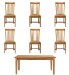 Malabar Dining Table & 6 Chairs