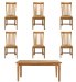Malabar Dining Table & 6 Chairs