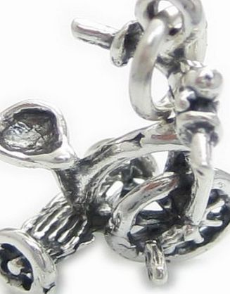 Maldon Jewellery Tricycle sterling silver charm .925 x 1 Childrens first bike charms CF2932