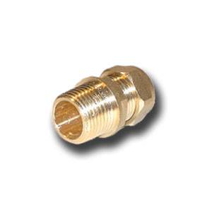 male Adaptor 10mm x 1/4`` Compression Fittings