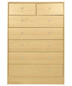 Malibu 5   2 Drawer Chest - Maple