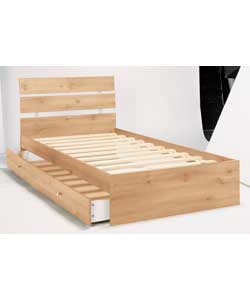 Malibu Double Beech Bed Frame Only