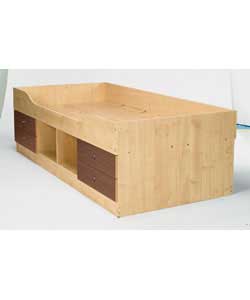 Malibu Mocha Cabin Bed - Frame Only