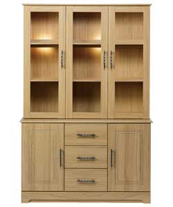 Malvern 3 Door Glass Display Unit