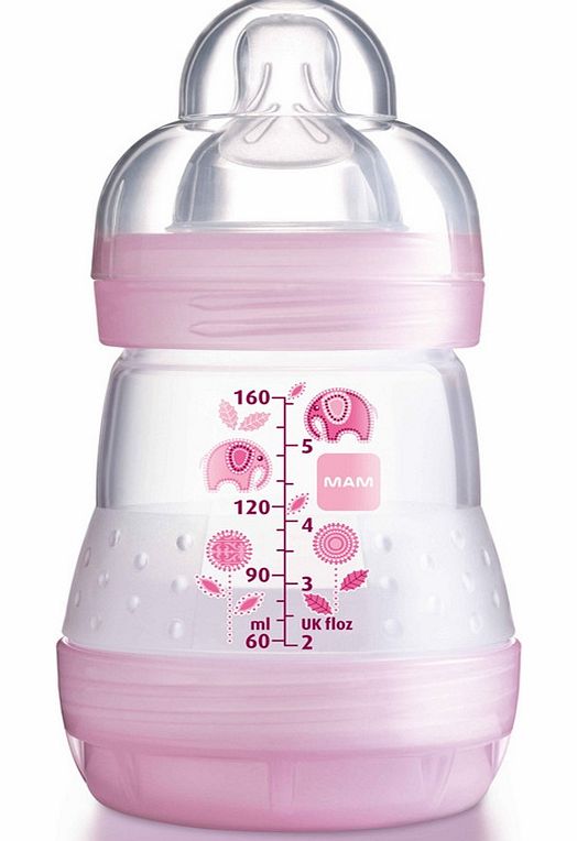 MAM Anti Colic 160ml Bottle Pink