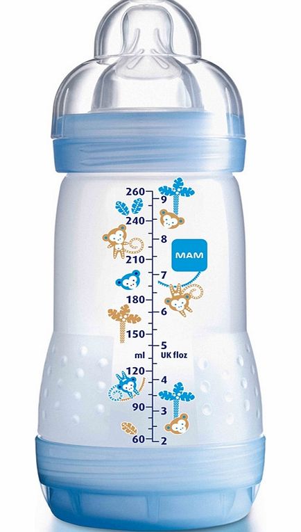 MAM Anti Colic 260ml Bottle Blue