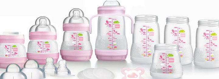 Mam Anti-Colic Bottle Small Starter Set Girls