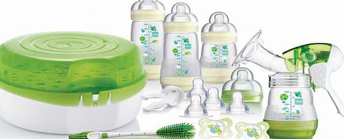 MAM Breast Feeding and Steriliser Set