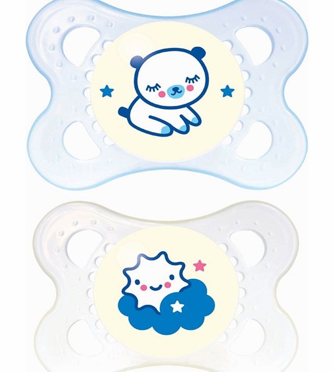 MAM Night Newborn Soother Blue
