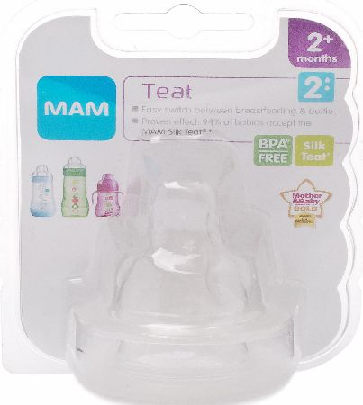 Mam Teat 2 Medium Flow