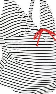 Mamalicious Maternity Mamalicious Stripe Tie Waist Swimsuit 3373198