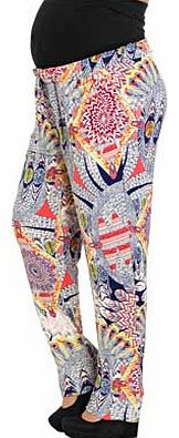 Mamalicious Womens Coloured Trousers - Medium