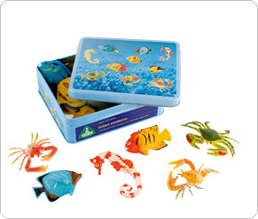 Tins of Animals and Creatures - 10 Ocean Creatures