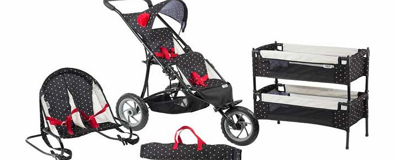 Twin Pushchair with Double