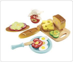 Mamas and Papas Wooden Cut and Play Sandwich Set