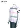 Budalla Short Sleeve Polo shirt - Wht/Grn/Pink