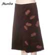 Mambo Feathered Skirt - Chocolate