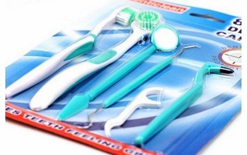 Mammoth XT Supplements Home Dental Care Kit 8 piece - Includes: Toothbrush - Tongue Brush - Dental Pick 