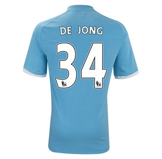 Man City Umbro 2010-11 Manchester City Umbro Home Shirt (De