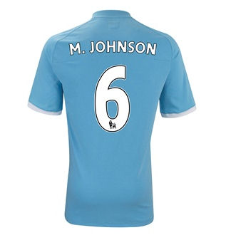 Man City Umbro 2010-11 Manchester City Umbro Home Shirt (M.