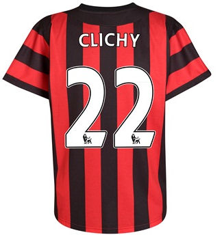 Man City Umbro 2011-12 Manchester City Umbro Away Shirt (Clichy