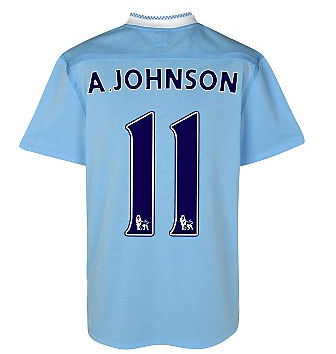 Man City Umbro 2011-12 Manchester City Umbro Home Shirt (A.