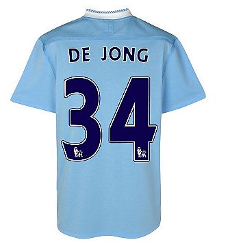 Man City Umbro 2011-12 Manchester City Umbro Home Shirt (De