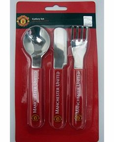 Man Utd Accessories  Manchester United FC Cutlery Set