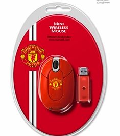 Man Utd Accessories  Manchester United FC Mini Wireless Mouse