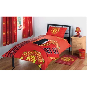Man Utd Accessories  Manchester United FC Single Duvet Cover