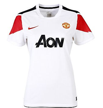 Man Utd Adidas 2010-11 Man Utd Away Nike Womens Shirt