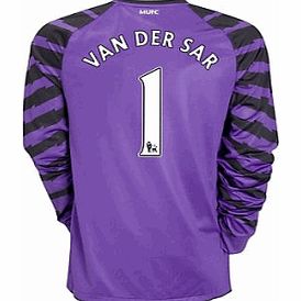 Man Utd Away Shirt Nike 2010-11 Man Utd Away Nike Goalkeeper Shirt (Van