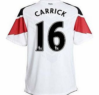 Man Utd Away Shirt Nike 2010-11 Man Utd Nike Away Shirt (Carrick 16) -