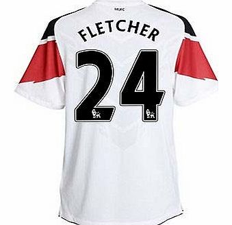 Man Utd Away Shirt Nike 2010-11 Man Utd Nike Away Shirt (Fletcher 24) -