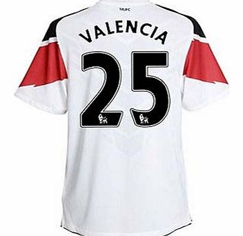 Man Utd Away Shirt Nike 2010-11 Man Utd Nike Away Shirt (Valencia 25) -